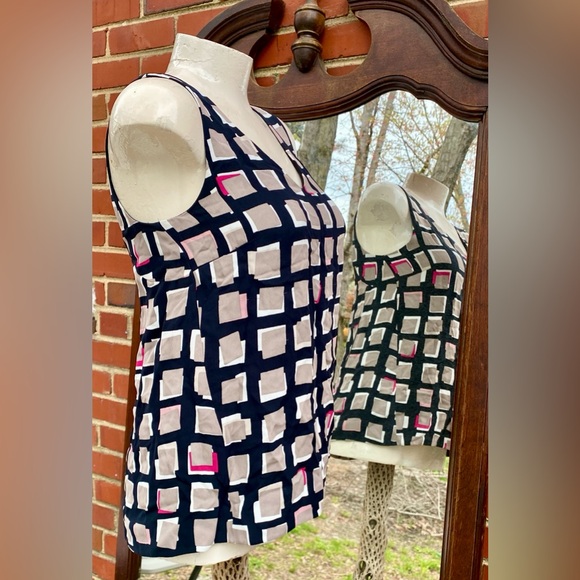 Kate Spade New York Top  Tan/ Black Women’s  Size 2 ( A 18 ) - Picture 5 of 17